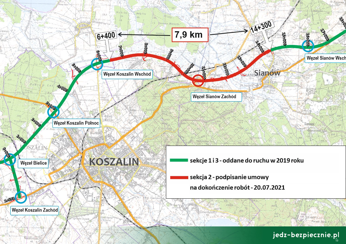 Polskie drogi - podpisanie umowy na dokończenie obwodnicy Koszalina